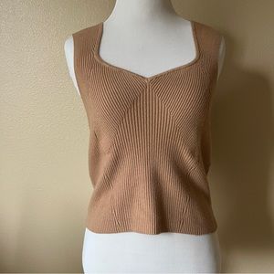 Abercrombie & Fitch Knit Sleeveless Top